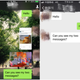 Messages containing the two images were scrubbed in one-to-one chat on WeChat.